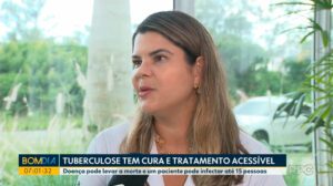 Entrevista na RPC Bom dia Sábado - Tuberculose tem tratamento acessível e cura.