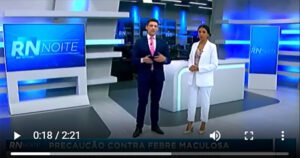 RN Noite - RIC TV - Camila Ahrens, médica infectologista, fala sobre a Febre Maculosa